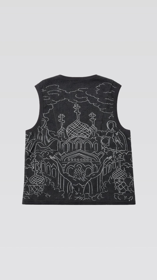 WAFFLE TANK TOP