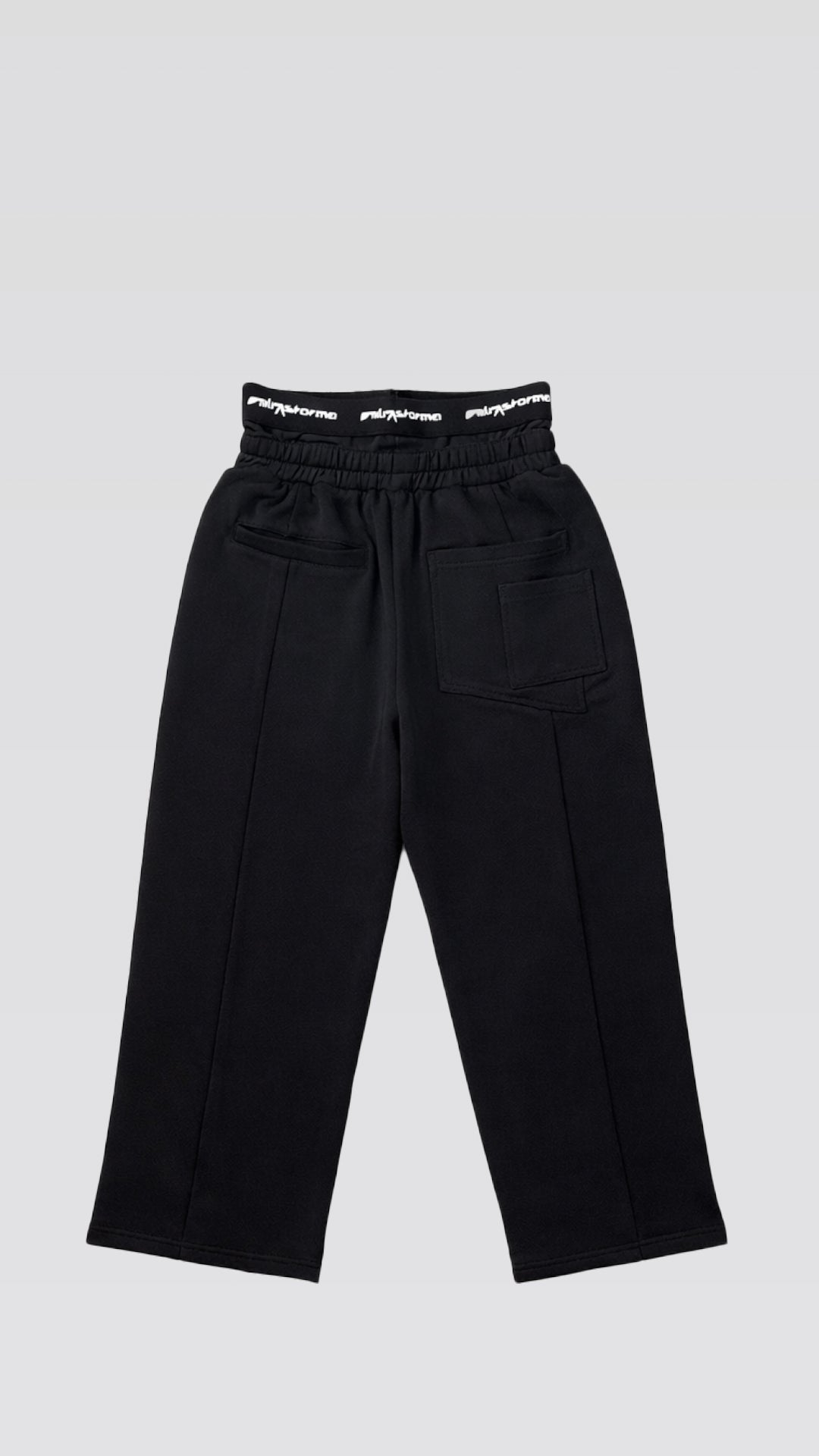 DOUBLE WAISTED SWEATPANTS