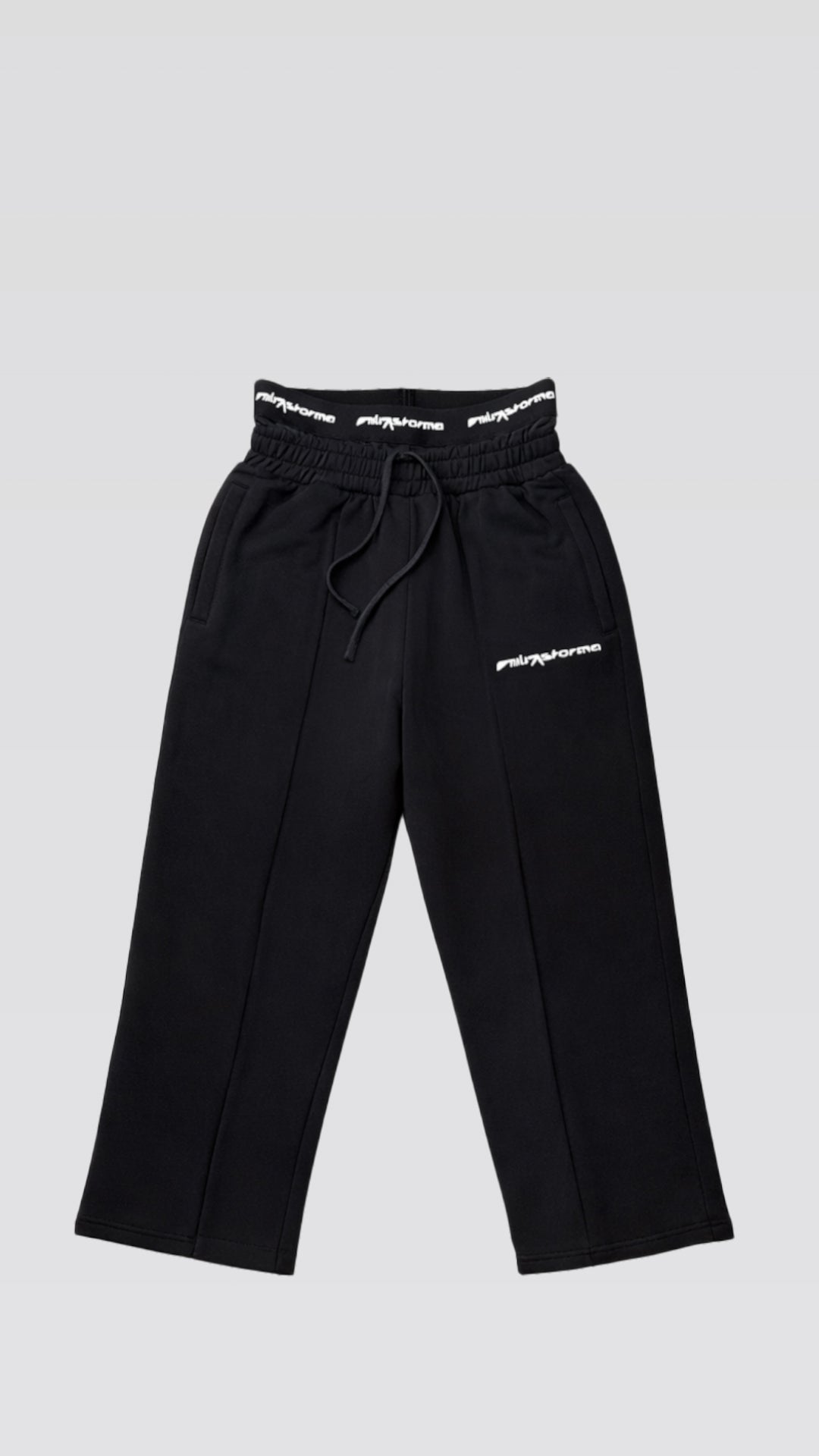 DOUBLE WAISTED SWEATPANTS